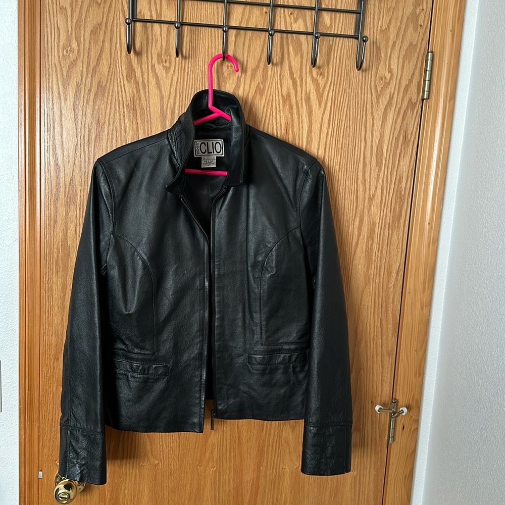 Clip 100% Leather Jacket